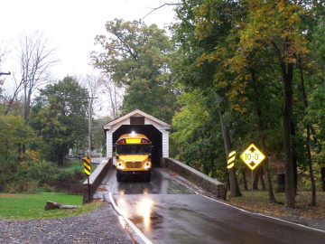 Raps Dam Bridge. Photo by David Guay, October, 2007